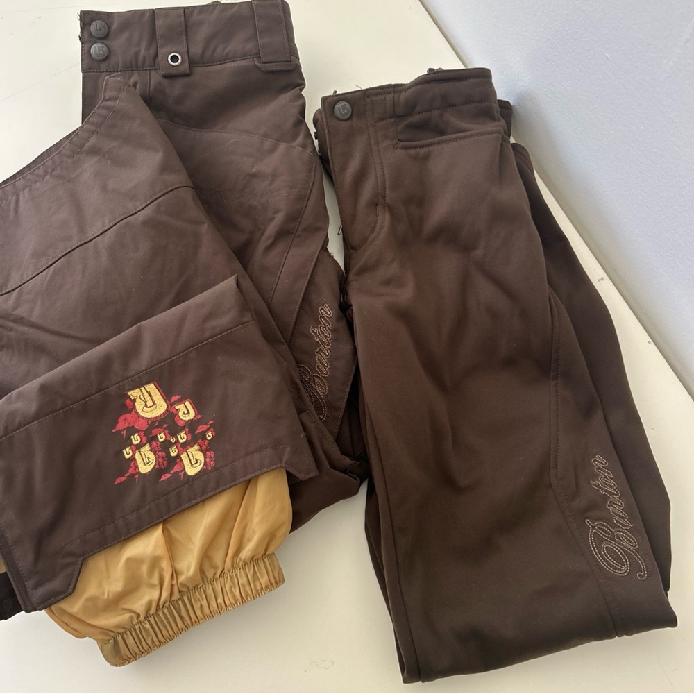 Burton Kids Snow Pants w Removable Fleece Pants Size S
